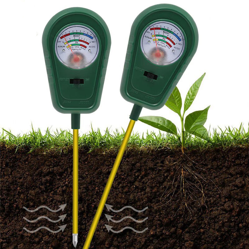 🔥HOT SALE🏆3-in-1 Soil Tester for Garden & Houseplants 🌿 – Instantly Check Moisture, pH & Fertility (No Batteries Needed!)