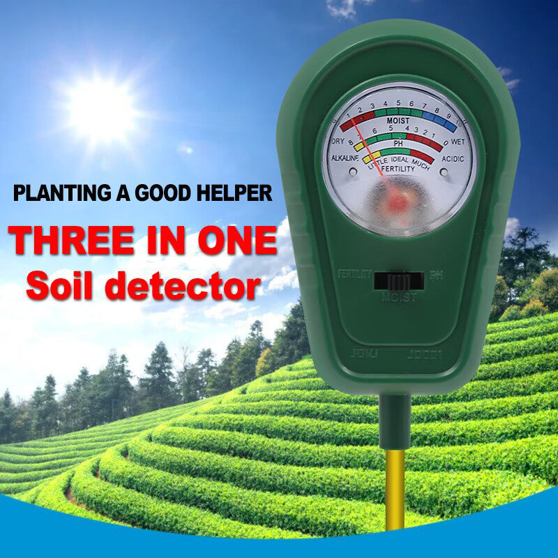 🔥HOT SALE🏆3-in-1 Soil Tester for Garden & Houseplants 🌿 – Instantly Check Moisture, pH & Fertility (No Batteries Needed!)
