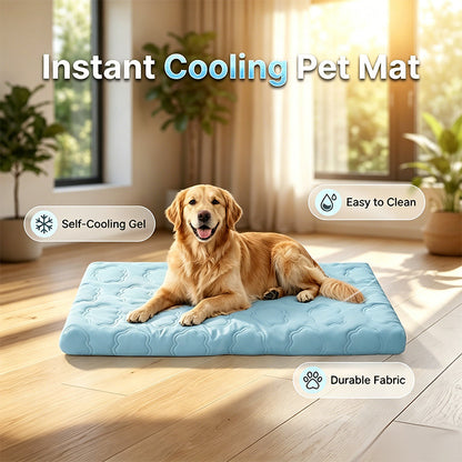 🐾 LIMITED-TIME 49% OFF! 💥 Instant Cooling Pet Mat – Scratch Resistant, Non-Toxic, Wipe Clean ✨