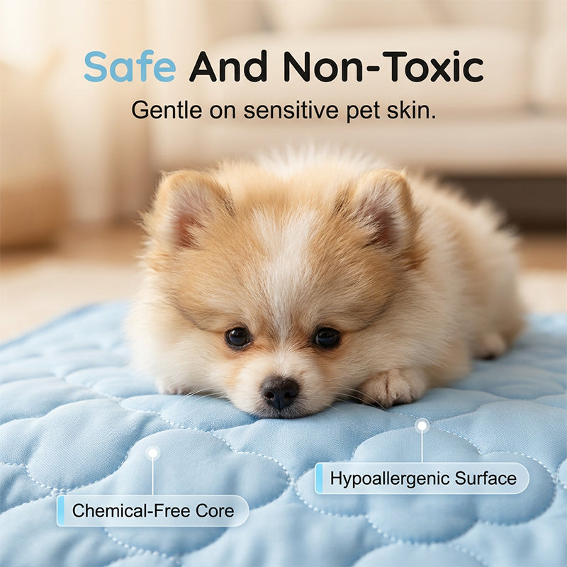 🐾 LIMITED-TIME 49% OFF! 💥 Instant Cooling Pet Mat – Scratch Resistant, Non-Toxic, Wipe Clean ✨