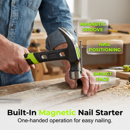 🔨 49% OFF NOW! 🏗️ Heavy-Duty Multi-Purpose Claw Hammer – Trade-grade & heat-treated – Anti-slip grip, perfect for framing, demolition or DIY – durable and balanced 🛠️