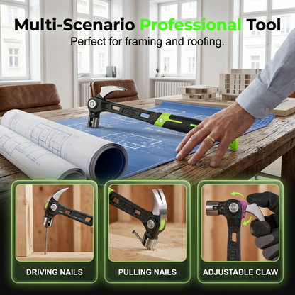 🔨 49% OFF NOW! 🏗️ Heavy-Duty Multi-Purpose Claw Hammer – Trade-grade & heat-treated – Anti-slip grip, perfect for framing, demolition or DIY – durable and balanced 🛠️