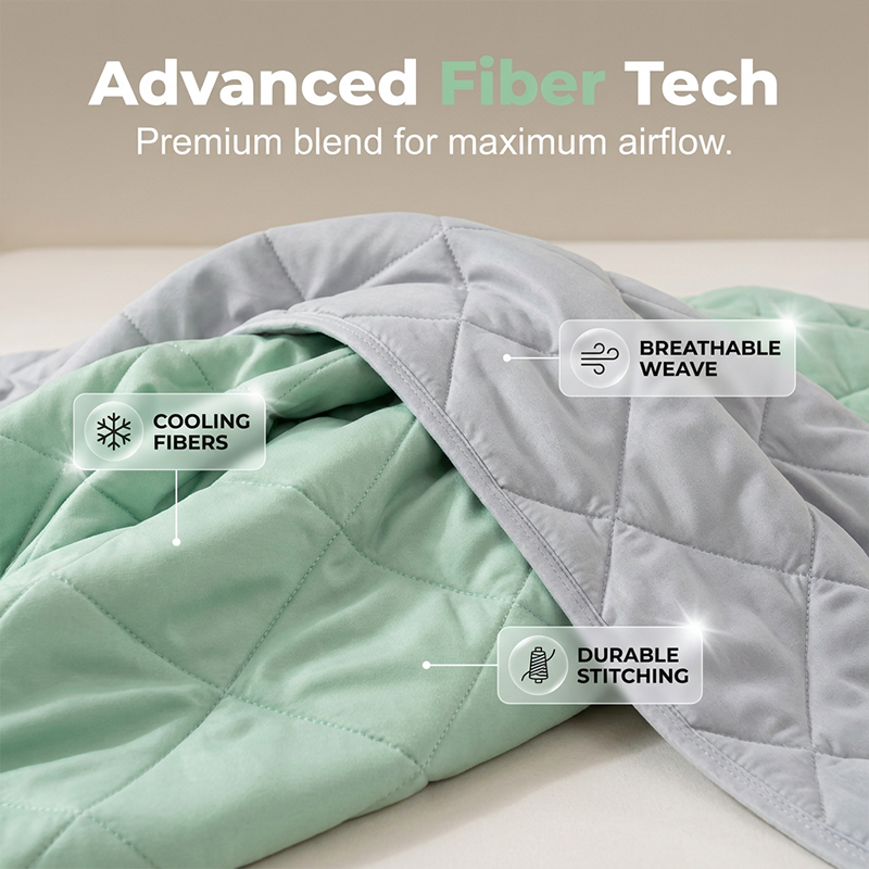 ❄️2026 Hot Summer Sale - 49% OFF🔥⭐Cooling Throw Blanket for Hot Sleeper💤