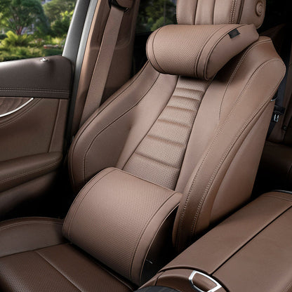 🥳2026 HOT SALE 49% OFF💞50K+ SOLD!🚗Ergonomic Headrest and Lumbar Support Set for Car Seats