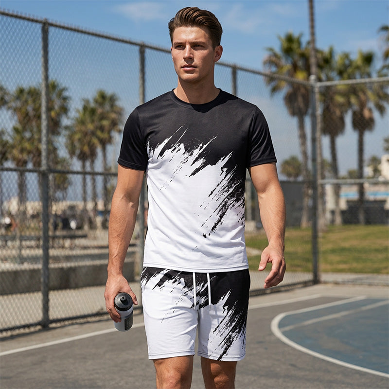 🏆LAST DAY SALE 49% OFF🔥Men’s Summer Dynamic Print Casual Set