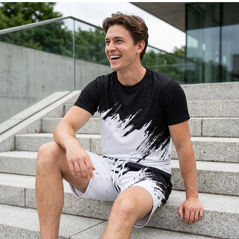 🏆LAST DAY SALE 49% OFF🔥Men’s Summer Dynamic Print Casual Set