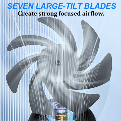 📢📢49% OFF !!🌬️ Mini Desk Fan with 100-Speed Control & Digital Display — Precision Airflow, Long Battery Life & Silent Operation