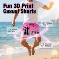 🩳 LIMITED-TIME 49% OFF! 💥 Men's 3D Graphic Printed Casual Shorts – Quick-Dry, Elastic Waist, Vibrant Print ✨