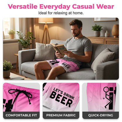 🩳 LIMITED-TIME 49% OFF! 💥 Men's 3D Graphic Printed Casual Shorts – Quick-Dry, Elastic Waist, Vibrant Print ✨