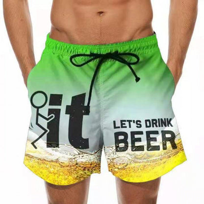 🩳 LIMITED-TIME 49% OFF! 💥 Men's 3D Graphic Printed Casual Shorts – Quick-Dry, Elastic Waist, Vibrant Print ✨