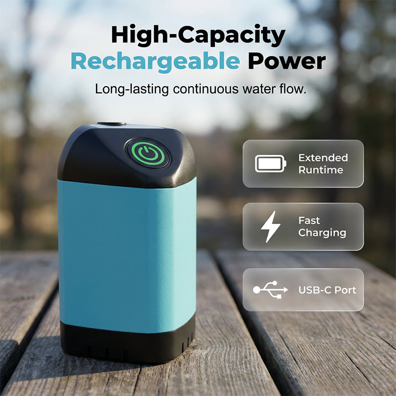 Portable Outdoor Camping Shower Pump