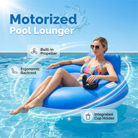 🏆SUMMER SPECIAL🌊Motorized Inflatable Pool Lounger with Propeller