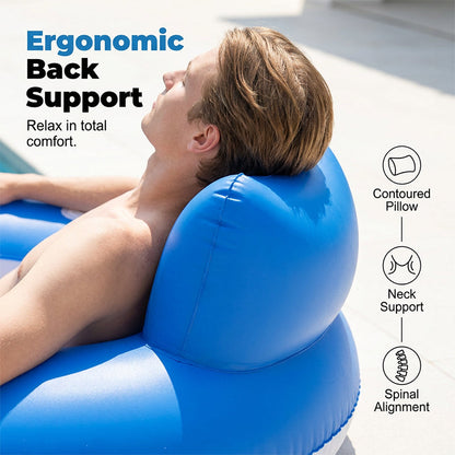 🏆SUMMER SPECIAL🌊Motorized Inflatable Pool Lounger with Propeller