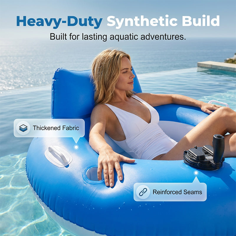 🏆SUMMER SPECIAL🌊Motorized Inflatable Pool Lounger with Propeller