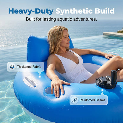 🏆SUMMER SPECIAL🌊Motorized Inflatable Pool Lounger with Propeller