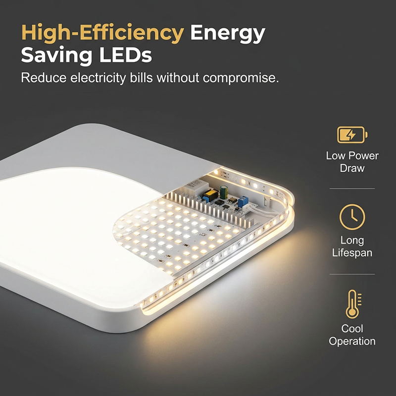 💡 LIMITED-TIME 49% OFF! 💥 Modern Square LED Ceiling Light – Minimalist, Eye-Caring, Flush Mount ✨
