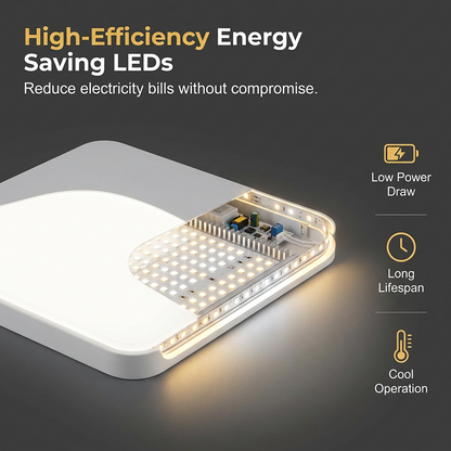 💡 LIMITED-TIME 49% OFF! 💥 Modern Square LED Ceiling Light – Minimalist, Eye-Caring, Flush Mount ✨