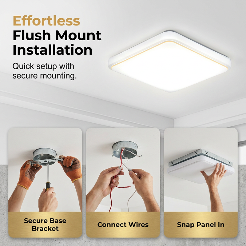 💡 LIMITED-TIME 49% OFF! 💥 Modern Square LED Ceiling Light – Minimalist, Eye-Caring, Flush Mount ✨