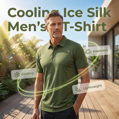📢📢40% OFF !! ⏰Men's Summer Breathable Collared T-Shirt