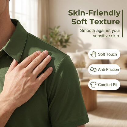 📢📢40% OFF !! ⏰Men's Summer Breathable Collared T-Shirt