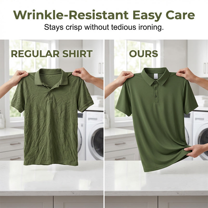 📢📢40% OFF !! ⏰Men's Summer Breathable Collared T-Shirt