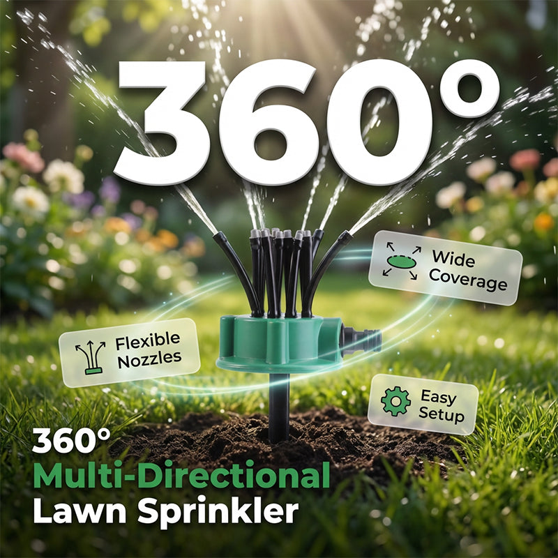 🏆 Last Day Special 49% OFF🔥360° Coverage Precision Garden Irrigation Sprinkler