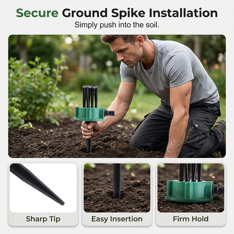 🏆 Last Day Special 49% OFF🔥360° Coverage Precision Garden Irrigation Sprinkler