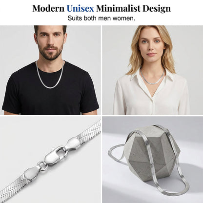 🌸 ONLY ￡9.99 NOW! 🌸Elegant Sterling Silver Snake Chain