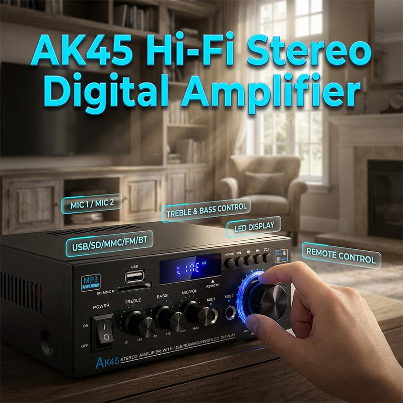 ⏰🔥LIMITED TIME 49% OFF!🔥Digital Amplifier for Karaoke and Music