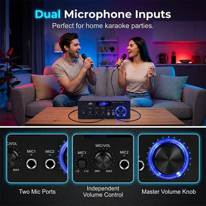 ⏰🔥LIMITED TIME 49% OFF!🔥Digital Amplifier for Karaoke and Music