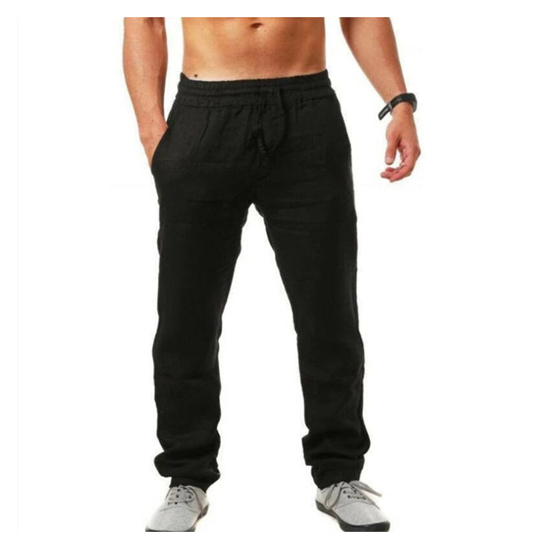 📢📢49% OFF !! ⏰Men's Casual Linen Drawstring Trousers