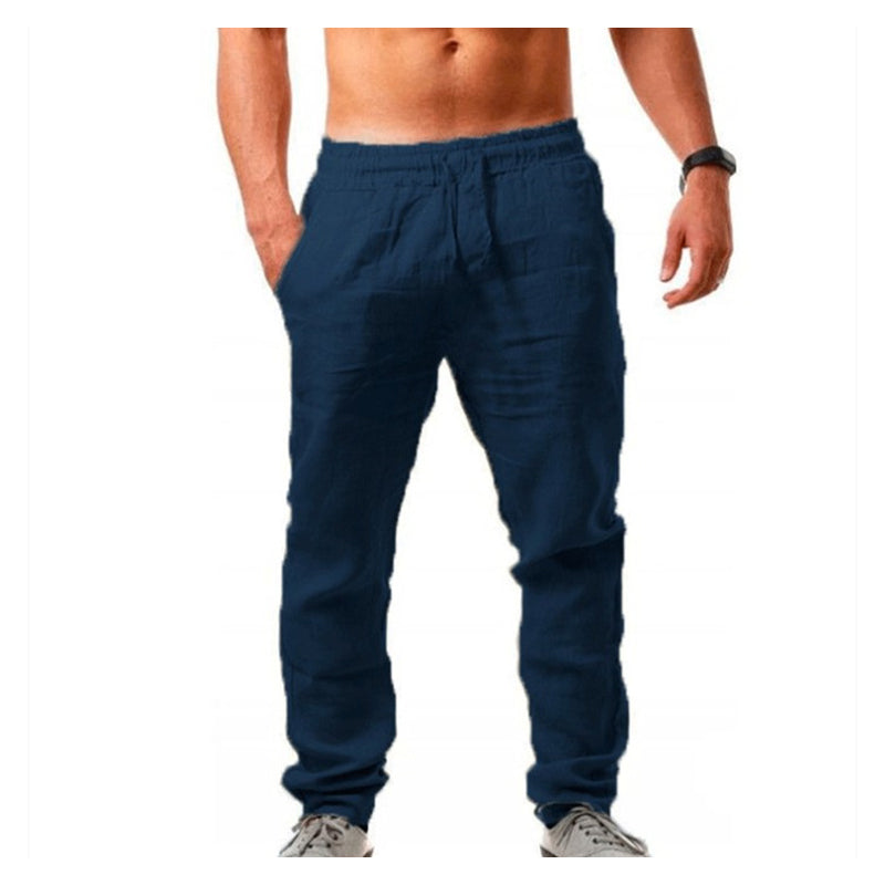 📢📢49% OFF !! ⏰Men's Casual Linen Drawstring Trousers