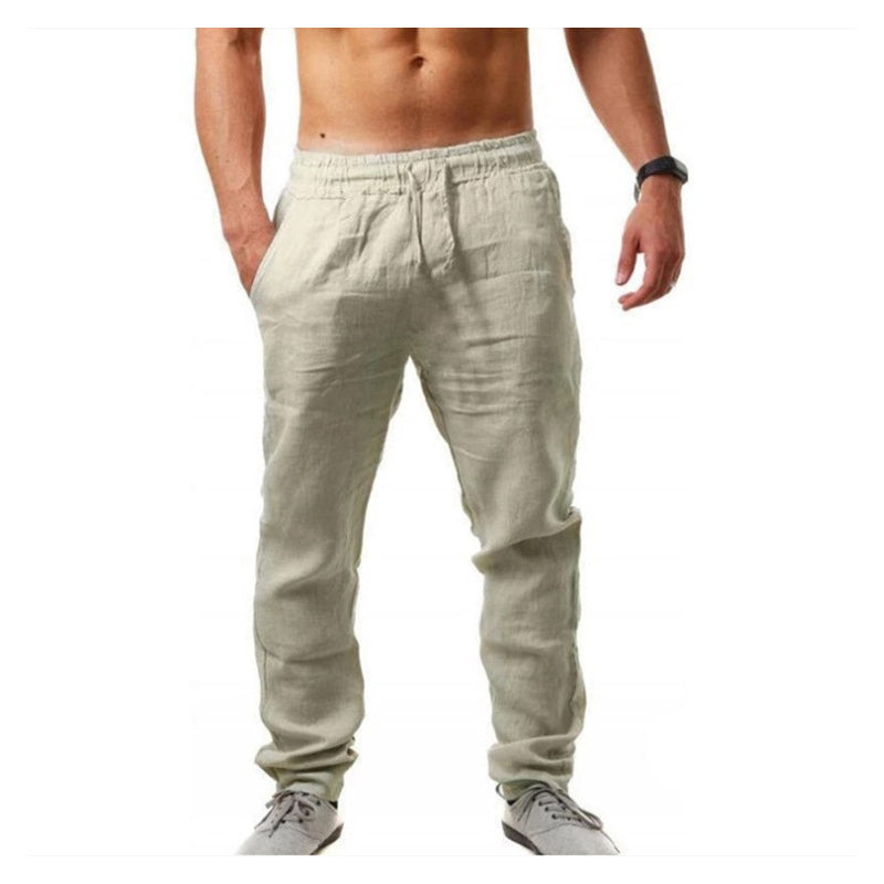 📢📢49% OFF !! ⏰Men's Casual Linen Drawstring Trousers