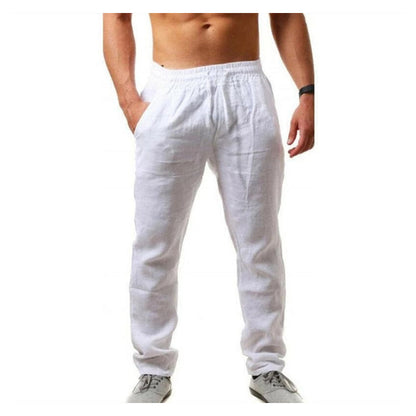 📢📢49% OFF !! ⏰Men's Casual Linen Drawstring Trousers