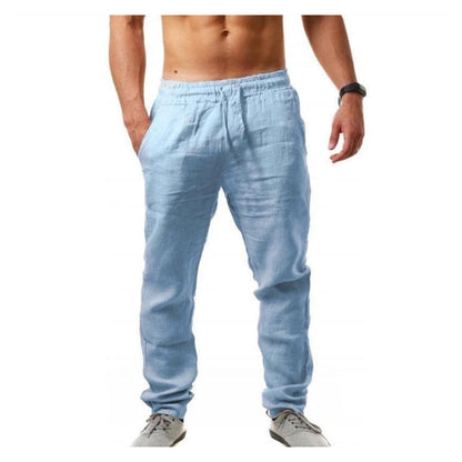 📢📢49% OFF !! ⏰Men's Casual Linen Drawstring Trousers