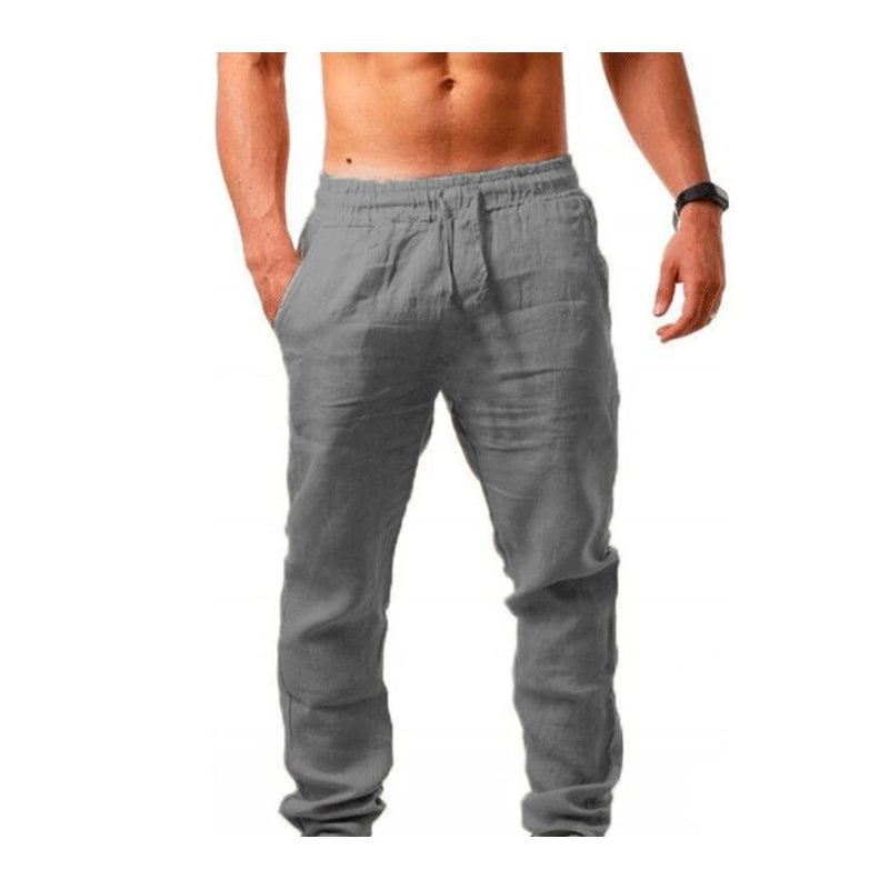 📢📢49% OFF !! ⏰Men's Casual Linen Drawstring Trousers