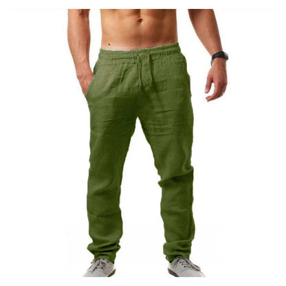 📢📢49% OFF !! ⏰Men's Casual Linen Drawstring Trousers