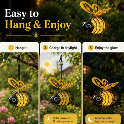 🐝Solar-Powered Hanging Bee Light