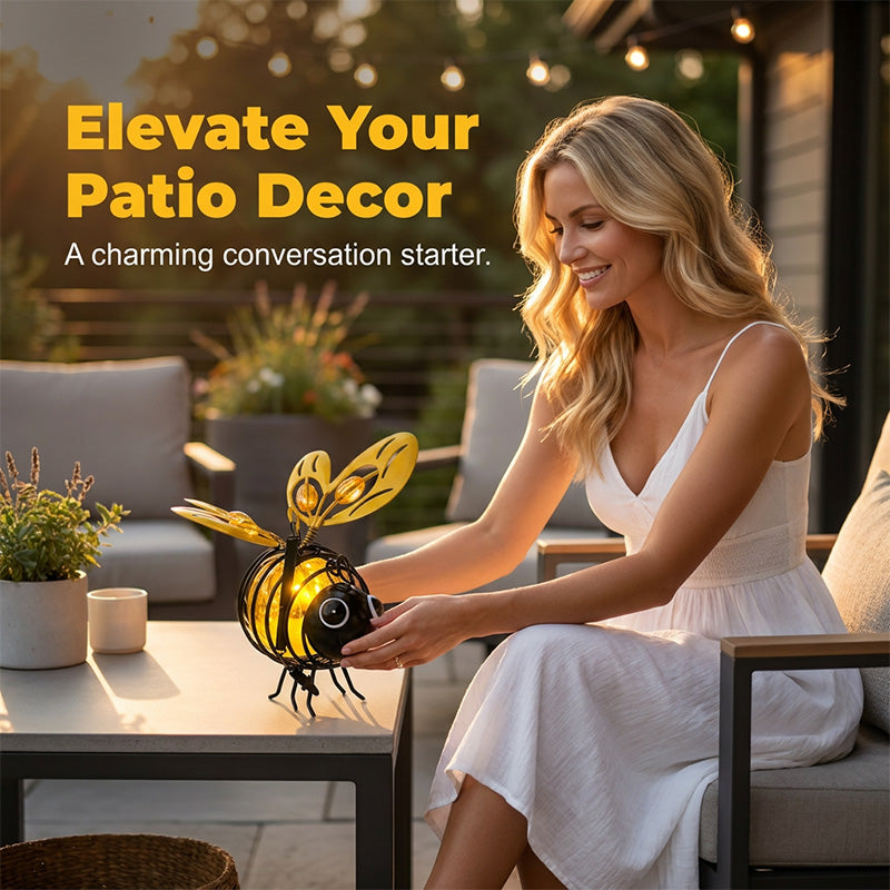 🐝Solar-Powered Hanging Bee Light