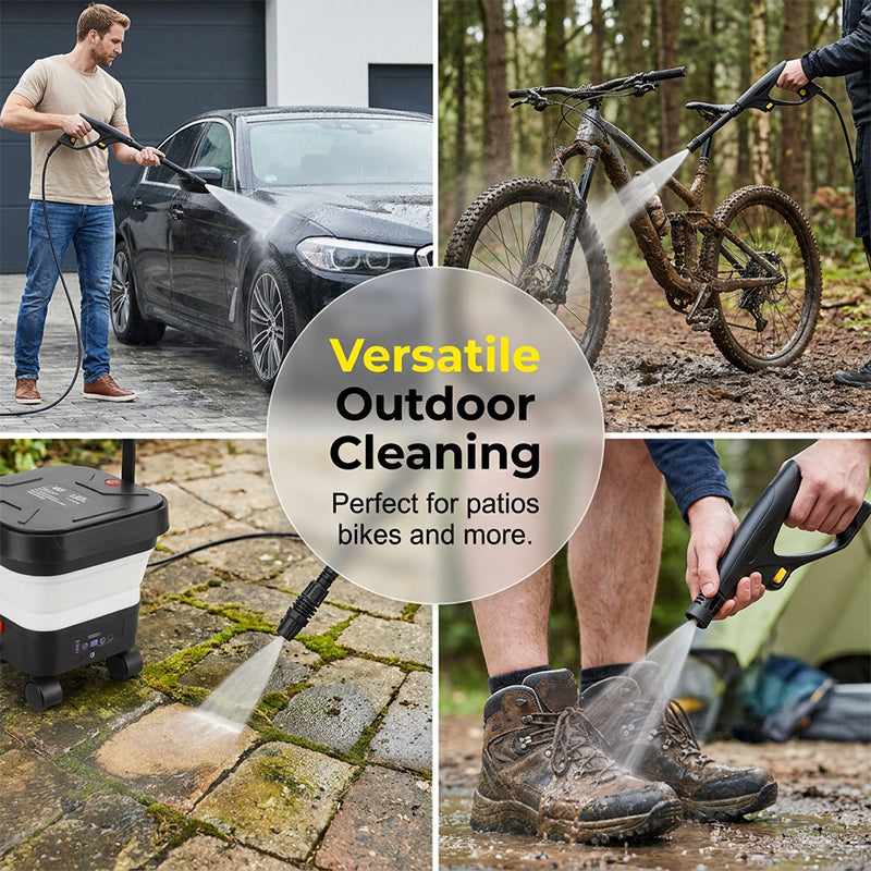 🔋🚗 Portable Outdoor Wireless Car Washer – 49% OFF! Cordless, rechargeable, high-pressure – wash your car anywhere. 🔥💨