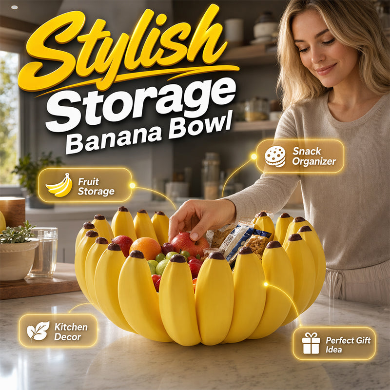 ⏳Limited-time 49% off⏰Creative Banana Shape Fruit Bowl🍌🍇🍓