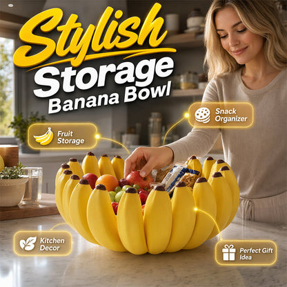 ⏳Limited-time 49% off⏰Creative Banana Shape Fruit Bowl🍌🍇🍓