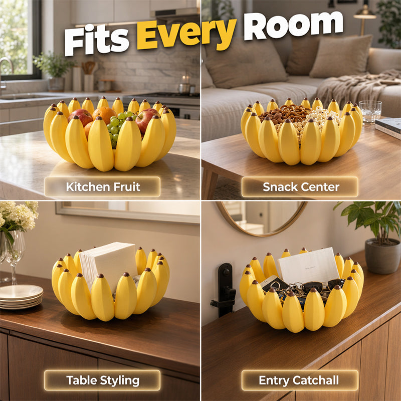 ⏳Limited-time 49% off⏰Creative Banana Shape Fruit Bowl🍌🍇🍓