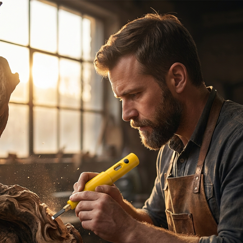 🎨All-in-One Electric Carving Tool Set – 49% OFF⏰, 12 Bits, Wood & Linoleum Engraver