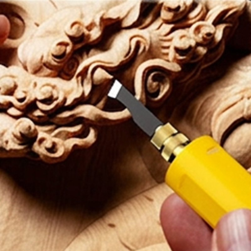 🎨All-in-One Electric Carving Tool Set – 49% OFF⏰, 12 Bits, Wood & Linoleum Engraver