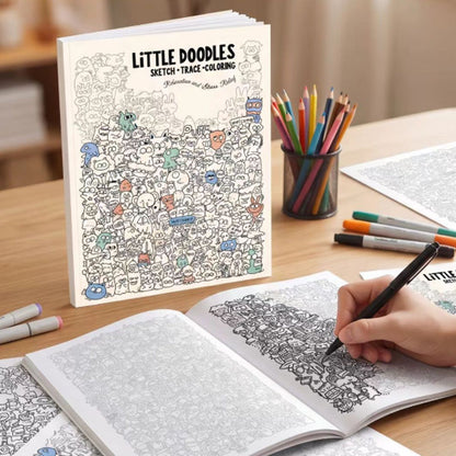 📢📢49% OFF !! ⏰Creative Doodle Art Coloring Book