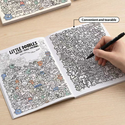 📢📢49% OFF !! ⏰Creative Doodle Art Coloring Book