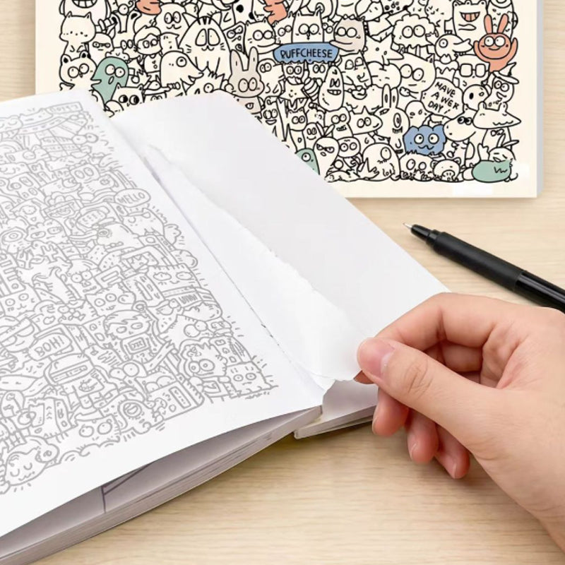 📢📢49% OFF !! ⏰Creative Doodle Art Coloring Book