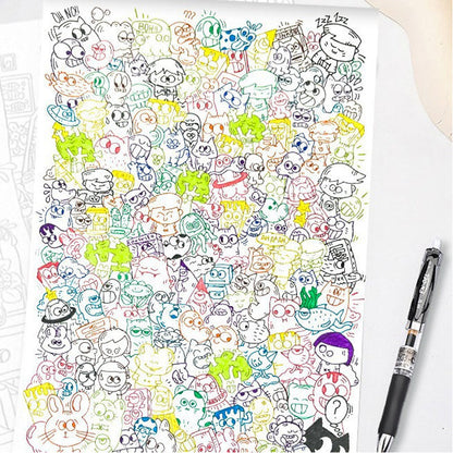 📢📢49% OFF !! ⏰Creative Doodle Art Coloring Book