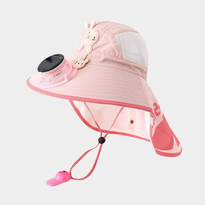 🔥HOT SALE🌬️Sun Protection Flap Hat with Built in Cooling Fan